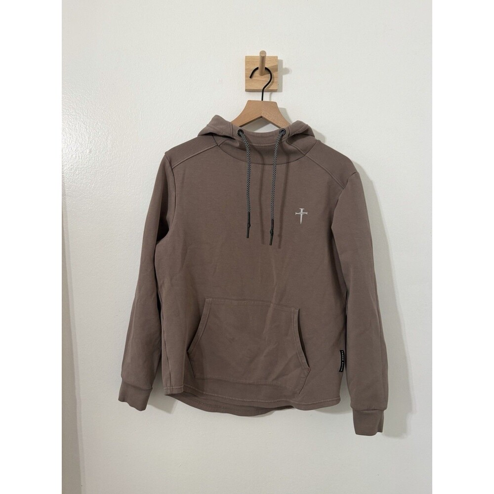 Three Nails Men's Pro Tech Hoodie in Deep Taupe Size S/M? Athletic Lounge Wear